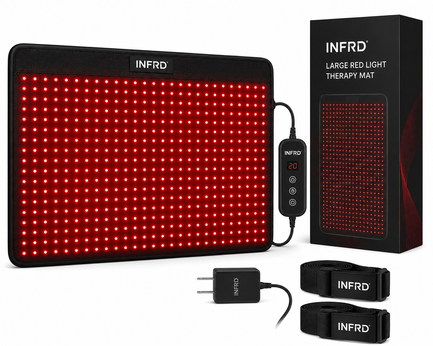 INFRD Heated Red Light Therapy Mat